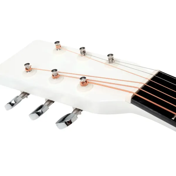 Chitară clasică Classic Cantabile WS-10WH-CE 4/ 4, Dreadnought, White photo 6