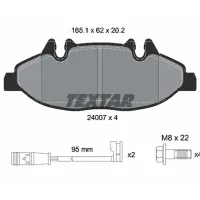 Тормозные колодки Textar 2400701 передние/ дисковые photo 2