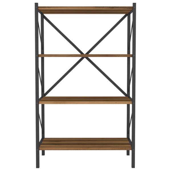 Стеллаж Fabulous 4 Shelves Metal 121см x 66см x 34см cm/ Металл/ Black photo 2 Стеллаж Fabulous 4 Shelves Metal 121см x 66см x 34см cm/ Металл/ Black photo 2