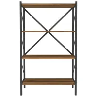 Etajeră Bofigo 4 Shelves Metal 121 x 66 x 34 cm / Metal / Black photo 2