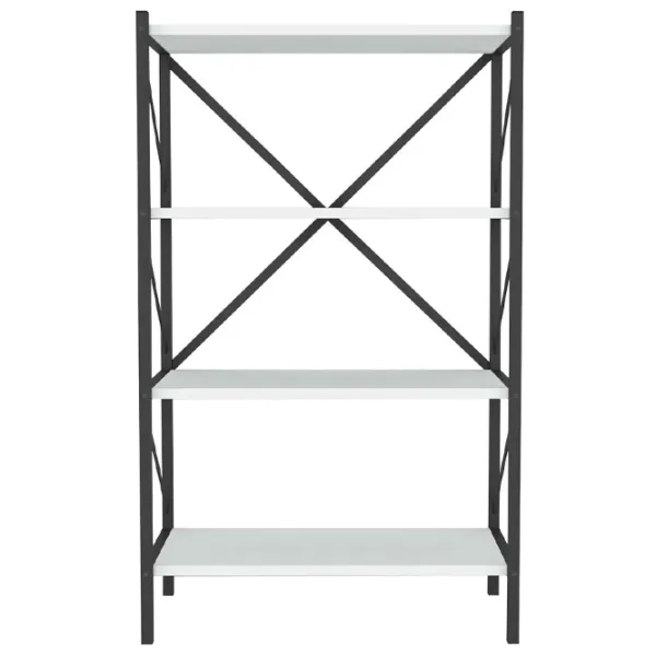 Стеллаж Fabulous 4 Shelves Metal 121см x 66см x 34см cm/ Металл/ Black photo 2