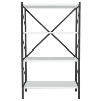 Etajeră Bofigo 4 Shelves Metal 121 x 66 x 34 cm / Metal / Black photo 2
