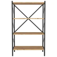 Etajeră Bofigo 4 Shelves Metal 121 x 66 x 34 cm / Metal / Black photo 2