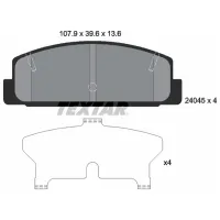 Plăcuțe de frână Textar 2404501 spate/ disk photo 2