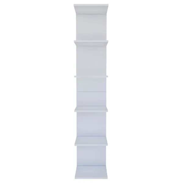 Etajeră Fabulous 6 Shelves 245AFF308 180 x 34.5 x 29.8 cm/ DSP/ White photo 2 Etajeră Fabulous 6 Shelves 245AFF308 180 x 34.5 x 29.8 cm/ DSP/ White photo 2