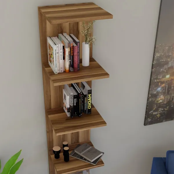 Стеллаж Fabulous 6 Shelves B9B1D2683 180см x 34.5см x 29.8см cm/ ДСП/ Walnut photo 4