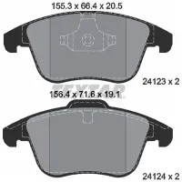 Тормозные колодки Textar 2412301 передние/ дисковые photo 2