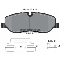 Plăcuțe de frână Textar 2419101 față/ disk photo 2