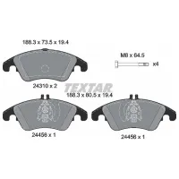 Plăcuțe de frână Textar 2431001 față/ disk photo 2