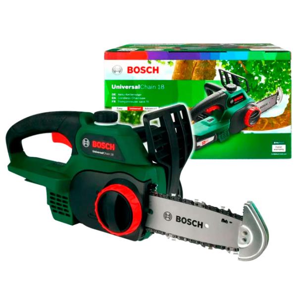 Цепная пила Bosch UNIVERSALCHAIN B06008B8000 аккумуляторный/ Зелёный photo 5