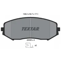 Plăcuțe de frână Textar 2434601 față/ disk photo 2