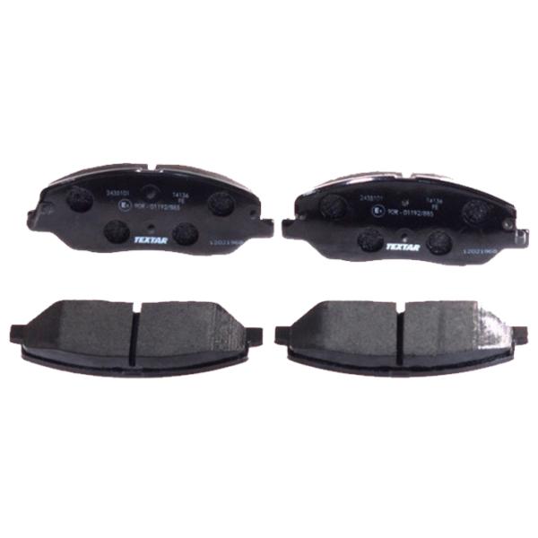 Тормозные колодки Textar 2435101 передние/ дисковые photo 2 Тормозные колодки Textar 2435101 передние/ дисковые photo 2
