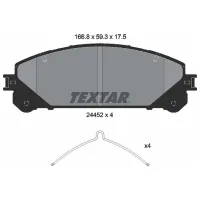 Тормозные колодки Textar 2445201 передние/ дисковые photo 2