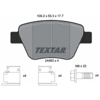 Тормозные колодки Textar 2456301 задний/ дисковые photo 2