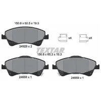 Plăcuțe de frână Textar 2466801 față/ disk photo 2