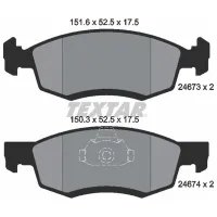 Plăcuțe de frână Textar 2467301 față/ disk photo 2