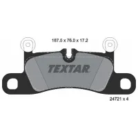 Тормозные колодки Textar 2472101 задние/ дисковые photo 2