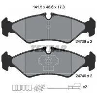 Тормозные колодки Textar 2473901 задние/ дисковые photo 2
