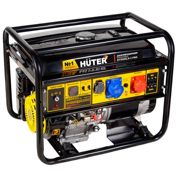 Generator de curent Huter DY9500LX-3 PRO 220 - 380 V Benzină/ 6.8 kW photo 3