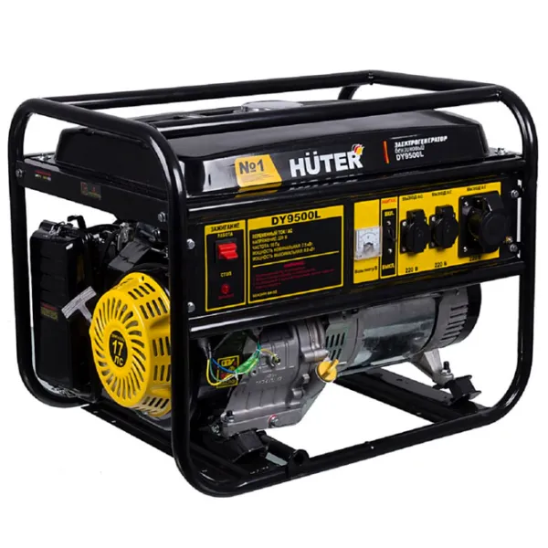 Generator de curent Huter DY9500L 220 V Benzină/ 7.5 kW photo 3