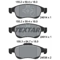 Plăcuțe de frână Textar 2491401 față/ disk photo 2