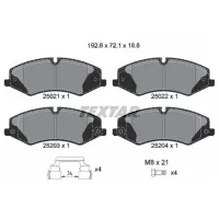 Тормозные колодки Textar 2502201 передние/ дисковые photo 2