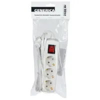 Удлинитель Generica WYP10-10-03-D15-ZK-G 1.5 м Белый photo 2