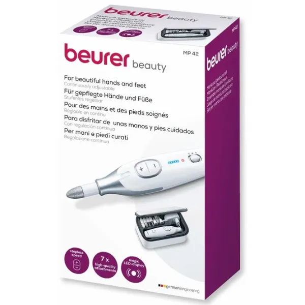 Set pentru manichiură și pedichiură Beurer MP42 White photo 4