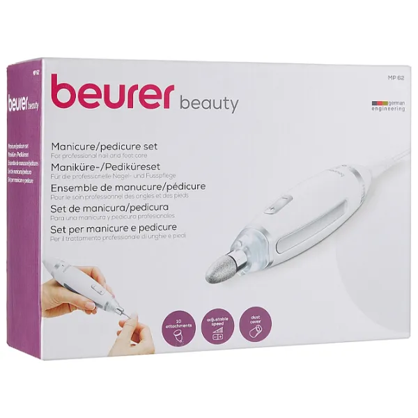 Set pentru manichiură și pedichiură Beurer MP62 White photo 5