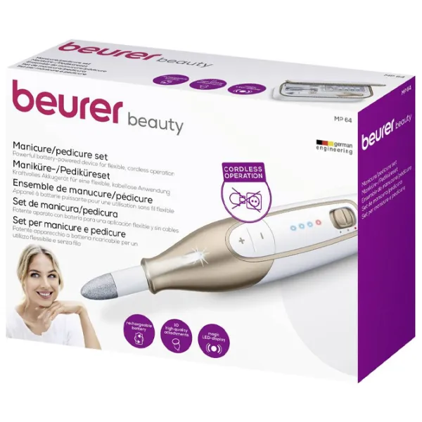 Set pentru manichiură și pedichiură Beurer MP64 White photo 5