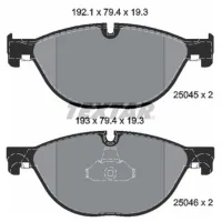 Тормозные колодки Textar 2504501 передние/ дисковые photo 2