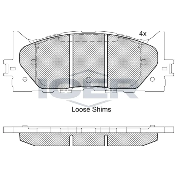 Тормозные колодки Icer 181764 передние/ дисковые photo 2 Тормозные колодки Icer 181764 передние/ дисковые photo 2