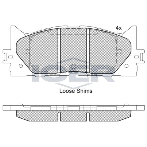 Тормозные колодки Icer 181764 передние/ дисковые photo 2 Тормозные колодки Icer 181764 передние/ дисковые photo 2
