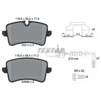 Plăcuțe de frână Textar 2521402 spate/ disk photo 2