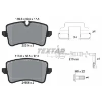 Тормозные колодки Textar 2521413 задние/ дисковые photo 2