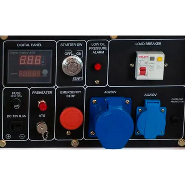 Generator de curent Hyundai DHY8601SE 230 V Motorină/ 6 kW photo 3 Generator de curent Hyundai DHY8601SE 230 V Motorină/ 6 kW photo 3