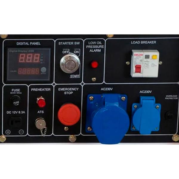 Generator de curent Hyundai DHY8601SE 230 V Motorină/ 6 kW photo 3 Generator de curent Hyundai DHY8601SE 230 V Motorină/ 6 kW photo 3