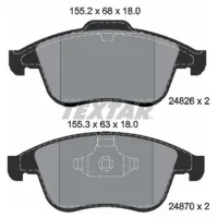 Тормозные колодки Textar 2521502 задние/ дисковые photo 2