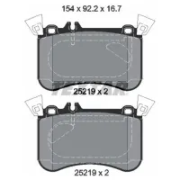 Тормозные колодки Textar 2521905 передние/ дисковые photo 2