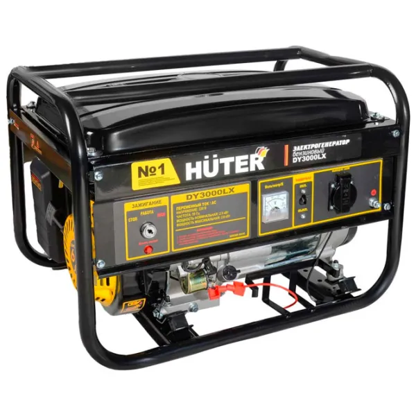 Генератор Huter DY3000LX 220/ 230 В Бензин/ 2.5 кВт photo 2