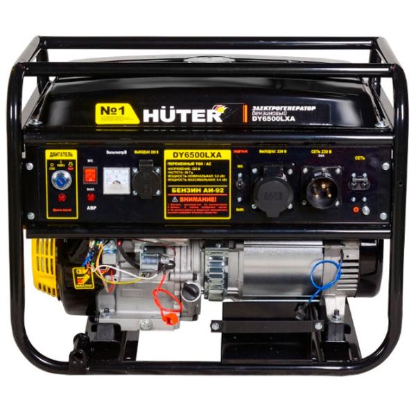 Генератор Huter DY6500LXA + AVR 220/ 230 В Бензин/ 5 кВт photo 3