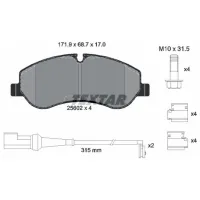 Plăcuțe de frână Textar 2560201 față/ disk photo 2