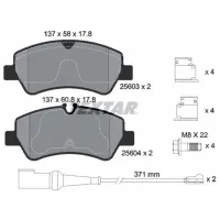 Тормозные колодки Textar 2560303 задние/ дисковые photo 2