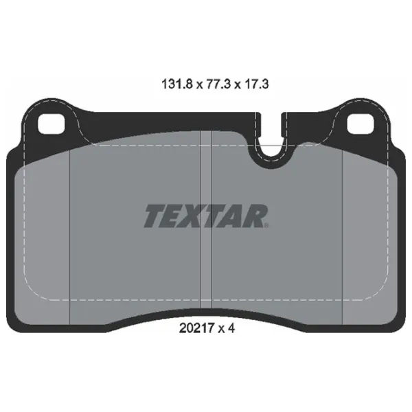 Тормозные колодки Textar 2021701 передние/ дисковые photo 2 Тормозные колодки Textar 2021701 передние/ дисковые photo 2