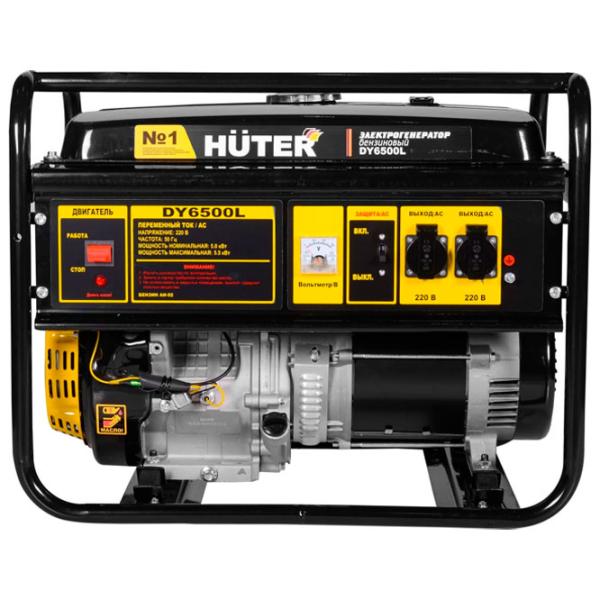 Generator de curent Huter DY6500L 220/ 230 V Benzină/ 5 kW photo 2
