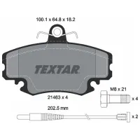 Тормозные колодки Textar 2146304 передние/ дисковые photo 2
