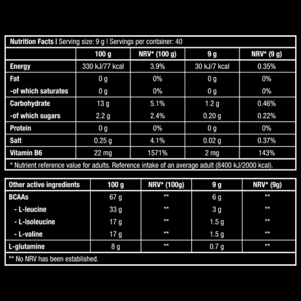 Aminoacizi BioTechUSA BCAA ZERO (5999076223466) 700 g photo 3 Aminoacizi BioTechUSA BCAA ZERO (5999076223466) 700 g photo 3