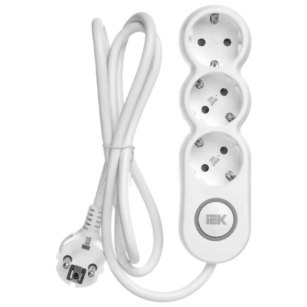 Prelungitor IEK IEK WYP53-16-03-D15-ZK 1.5 m White photo 4