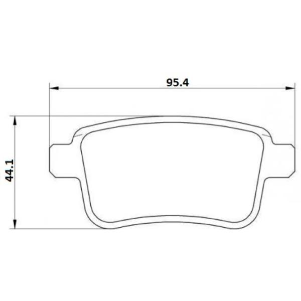 Тормозные колодки Icer 181855 задние/ дисковые photo 2