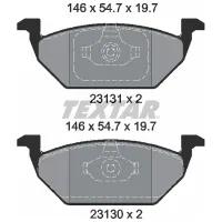 Тормозные колодки Textar 2313001 передние/ дисковые photo 2
